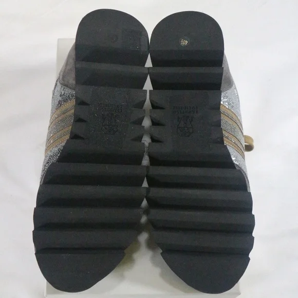 BRUNELLO CUCINELLI Precious Band Leather Sneakers Sz 10.5 Wmn - Picture 8 of 8